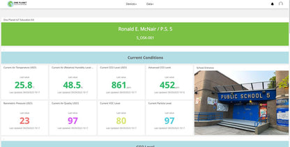 One Planet Sensor Network (OPSN) Onboarding and Dashboard Services